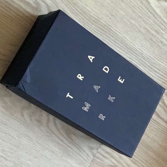 NEW Trademark Pajama Mule criss cross Sandal Dark Navy slides - Picture 8 of 8